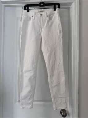 Madewell White Denim Jeans - Straight Silhouette
